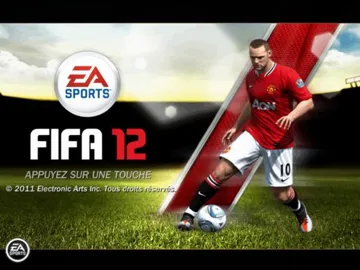 FIFA Soccer 12 screen shot title